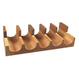 Maxbell Maxbell Wooden Sushi Holder Stand Sushi Serving Plate for Parties Desktop Restaurant 5 Grid