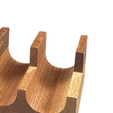 Maxbell Maxbell Wooden Sushi Holder Stand Sushi Serving Plate for Parties Desktop Restaurant 5 Grid