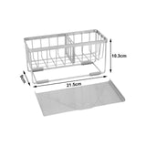 Maxbell Sponge Holder for Kitchen Sink Rustproof Sink Rack for Scrubber Rags Kitchen