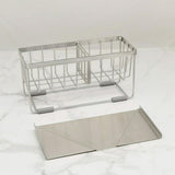 Maxbell Sponge Holder for Kitchen Sink Rustproof Sink Rack for Scrubber Rags Kitchen