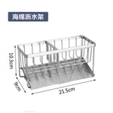 Maxbell Sponge Holder for Kitchen Sink Rustproof Sink Rack for Scrubber Rags Kitchen