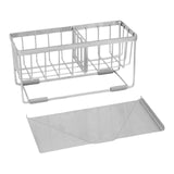 Maxbell Sponge Holder for Kitchen Sink Rustproof Sink Rack for Scrubber Rags Kitchen