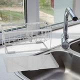 Maxbell Sponge Holder for Kitchen Sink Rustproof Sink Rack for Scrubber Rags Kitchen