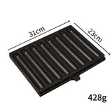 Maxbell 8 Grids Sausage Grill Snacks Maker Hot Dog Presser Maker for Kitchen Outdoor