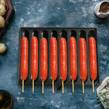 Maxbell 8 Grids Sausage Grill Snacks Maker Hot Dog Presser Maker for Kitchen Outdoor