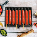 Maxbell 8 Grids Sausage Grill Snacks Maker Hot Dog Presser Maker for Kitchen Outdoor
