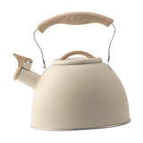 Maxbell Whistling Tea Kettle Portable Loud Whistle Kettle for Camping Dorm Household beige