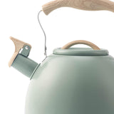 Maxbell Whistling Tea Kettle Portable Loud Whistle Kettle for Camping Dorm Household green