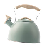 Maxbell Whistling Tea Kettle Portable Loud Whistle Kettle for Camping Dorm Household green