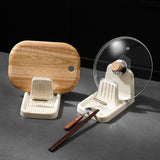 Maxbell Spoon Rest with Pot Lid Holder for Placing Spoons, Pot Lids, Spatulas, Ladle