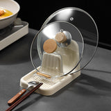 Maxbell Spoon Rest with Pot Lid Holder for Placing Spoons, Pot Lids, Spatulas, Ladle