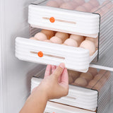 Maxbell Drawer Egg Fresh Storage Box Durable Egg Tray for Cabinet Refrigerator