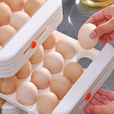 Maxbell Drawer Egg Fresh Storage Box Durable Egg Tray for Cabinet Refrigerator