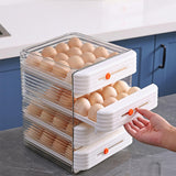 Maxbell Drawer Egg Fresh Storage Box Durable Egg Tray for Cabinet Refrigerator
