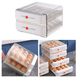 Maxbell Drawer Egg Fresh Storage Box Durable Egg Tray for Cabinet Refrigerator