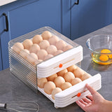 Maxbell Drawer Egg Fresh Storage Box Durable Egg Tray for Cabinet Refrigerator