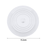 Maxbell Silicone Sink Plug Utility Cleaning Tool Silicone Sink Stopper Drain Stopper White