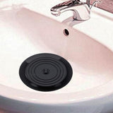 Maxbell Silicone Sink Plug Utility Cleaning Tool Silicone Sink Stopper Drain Stopper Black