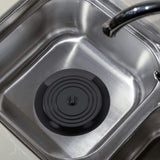 Maxbell Silicone Sink Plug Utility Cleaning Tool Silicone Sink Stopper Drain Stopper Black