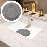 Maxbell Silicone Sink Plug Utility Cleaning Tool Silicone Sink Stopper Drain Stopper Gray