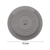 Maxbell Silicone Sink Plug Utility Cleaning Tool Silicone Sink Stopper Drain Stopper Gray