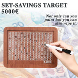 Maxbell Retro Money Box with Counter Portable Money Saving Box for Kids Adults Child 10000 euros