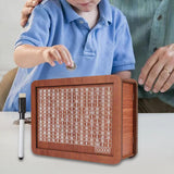 Maxbell Retro Money Box with Counter Portable Money Saving Box for Kids Adults Child 10000 euros