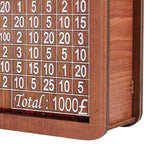 Maxbell Retro Money Box with Counter Portable Money Saving Box for Kids Adults Child 1000 pound