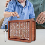 Maxbell Retro Money Box with Counter Portable Money Saving Box for Kids Adults Child 1000 pound