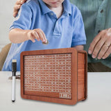 Maxbell Retro Money Box with Counter Portable Money Saving Box for Kids Adults Child 2000 pound