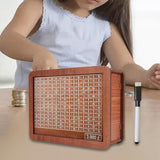 Maxbell Retro Money Box with Counter Portable Money Saving Box for Kids Adults Child 3000 pound