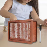Maxbell Retro Money Box with Counter Portable Money Saving Box for Kids Adults Child 10000 pound