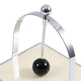 Maxbell Napkin Holder Convenient Iron Tissue Rack for Picnics Bedroom Birthday Party White