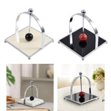 Maxbell Napkin Holder Convenient Iron Tissue Rack for Picnics Bedroom Birthday Party White