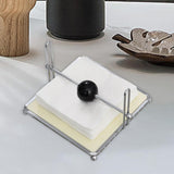 Maxbell Paper Napkin Holder Durable Napkin Storage Rack for Dining Room Bar Bathroom White