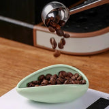 Maxbell Coffee Dosing Tray Coffee Bean Dish Coffee Beans Dosing Cup for Home Kitchen Light Green