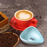 Maxbell Coffee Dosing Tray Coffee Bean Dish Coffee Beans Dosing Cup for Home Kitchen Light Blue