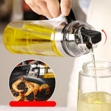 Maxbell Cooking Oil Dispenser Leakproof Oil Container for Rapeseed Oil Sauce L