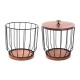 Maxbell Coffee Pod Holder Rustproof Space Saving Coffee Filter Holder for Livingroom Without Lid