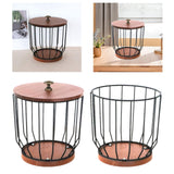 Maxbell Coffee Pod Holder Rustproof Space Saving Coffee Filter Holder for Livingroom Without Lid