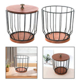 Maxbell Coffee Pod Holder Rustproof Space Saving Coffee Filter Holder for Livingroom Without Lid