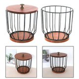 Maxbell Coffee Pod Holder Rustproof Space Saving Coffee Filter Holder for Livingroom Without Lid