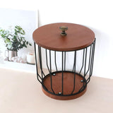 Maxbell Coffee Pod Holder Rustproof Space Saving Coffee Filter Holder for Livingroom With Lid