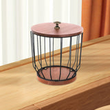 Maxbell Coffee Pod Holder Rustproof Space Saving Coffee Filter Holder for Livingroom With Lid
