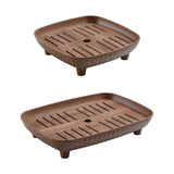 Maxbell Chinese Gongfu Tea Tray Sturdy Smooth Small Tea Tray for Cafes Home Teahouse Square