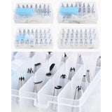 Maxbell 24x Russian Piping Tips Set Icing Piping Nozzles for Cupcake Weddings Baking style A