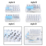 Maxbell 24x Russian Piping Tips Set Icing Piping Nozzles for Cupcake Weddings Baking style A