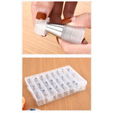 Maxbell 24x Russian Piping Tips Set Icing Piping Nozzles for Cupcake Weddings Baking style A