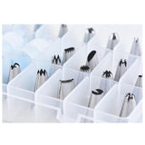 Maxbell 24x Russian Piping Tips Set Icing Piping Nozzles for Cupcake Weddings Baking style A