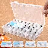 Maxbell 24x Russian Piping Tips Set Icing Piping Nozzles for Cupcake Weddings Baking style B